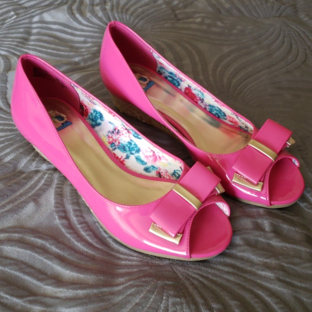 Liv and Maddie Girls Pink Heels